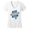 world's okayest brother Women's V-Neck T-Shirt