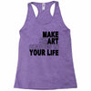 make smart choicees in your life Racerback Tank