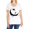 On The Moon Ladies Curvy T-Shirt