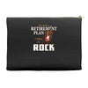 retirement plan bass rock Accessory Pouches