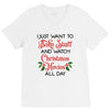 i just want to bake stuff and watch christmas movies all day V-Neck Tee