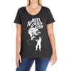reel moms fish Ladies Curvy T-Shirt