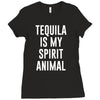 tequila is my spirit animal Ladies Fitted T-Shirt