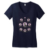 the royal tenenbaums extended family tree Women's V-Neck T-Shirt