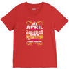 i am a april women V-Neck Tee