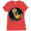 rebel cattack Ladies Fitted T-Shirt