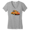sixties vw beetle, ideal gift or birthday present Women's V-Neck T-Shirt
