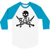 pi rate pirate 3/4 Sleeve Shirt