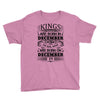 Real Kings Are Born On December 14 Youth Tee