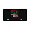 where's the tylenol License Plate