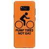 pump tires not gas earth friendly green living cool nerd geek shirt t Samsung Galaxy S8