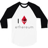 I Love Ethereum 3/4 Sleeve Shirt