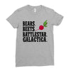 bears beets battlestar galactica Ladies Fitted T-Shirt