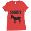 smart ass Ladies Fitted T-Shirt