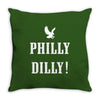 philly dilly Throw Pillow