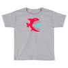 monster fish eats diver Toddler T-shirt