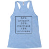 50 % unicorn Racerback Tank