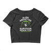 alien abductee survivor tour ufo nerd geek comic funny Crop Top