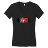 Spiderman Brush Logo Women's V-Neck T-Shirt