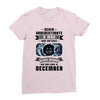 Never Underestimate A Man Who Watches Black Mirror And Was Born in Ladies Fitted T-Shirt