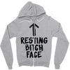 resting bitch face Zipper Hoodie