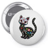 loco coco skul cat Pin-back button