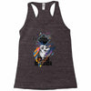 who loves golden retriever Racerback Tank