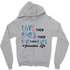 grandma life Zipper Hoodie