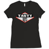 tasty boys Ladies Fitted T-Shirt