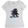 alien eats alien Women's Triblend Scoop T-shirt