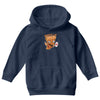pizzaa monster Youth Hoodie