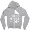 crows Zipper Hoodie