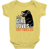 This Girl Loves Rottweiler Baby Onesie