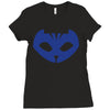 pj masks catboy symbol Ladies Fitted T-Shirt