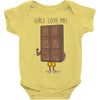 girls love me Baby Bodysuit