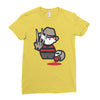 freddy krueger cartoon ideal birthday present or gift Ladies Fitted T-Shirt