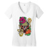 boba flower Women's V-Neck T-Shirt