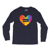 Rainbow Equality Heart Long Sleeve Shirts