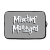 mischief managed Laptop sleeve
