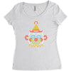 lite brite Women's Triblend Scoop T-shirt