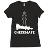 CheckMate, Chess Pawn,Chess Lover Ladies Fitted T-Shirt
