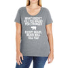 bears kill you Ladies Curvy T-Shirt