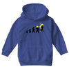 goku evolution (black) Youth Hoodie