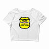 grammar police customizable Crop Top