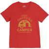 what happens in camper stays V-Neck Tee