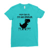 mom says Ladies Fitted T-Shirt