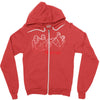horror hands Zipper Hoodie