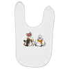 the owl and the weasel Baby Bibs