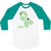 alien believe space sci fi ufo nerd 3/4 Sleeve Shirt