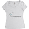 fish hooded Women's Triblend Scoop T-shirt